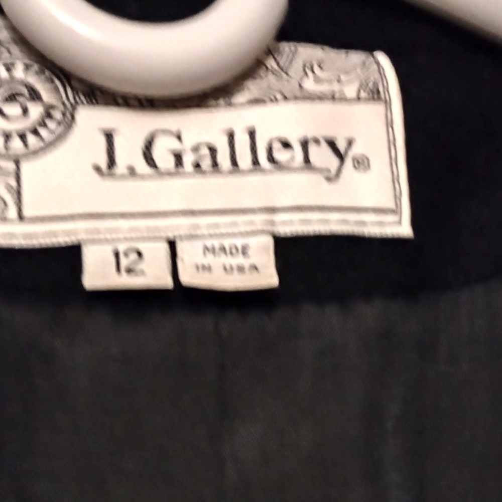 Full Length Pristine Vintage J. Gallery Wool Trench Coat size 12 - Picture 13 of 13